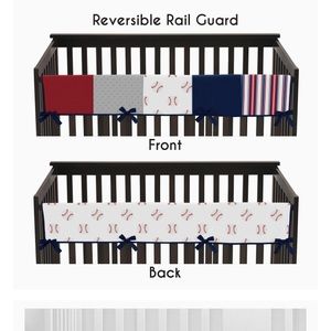 Baseball Crib Rail Guard